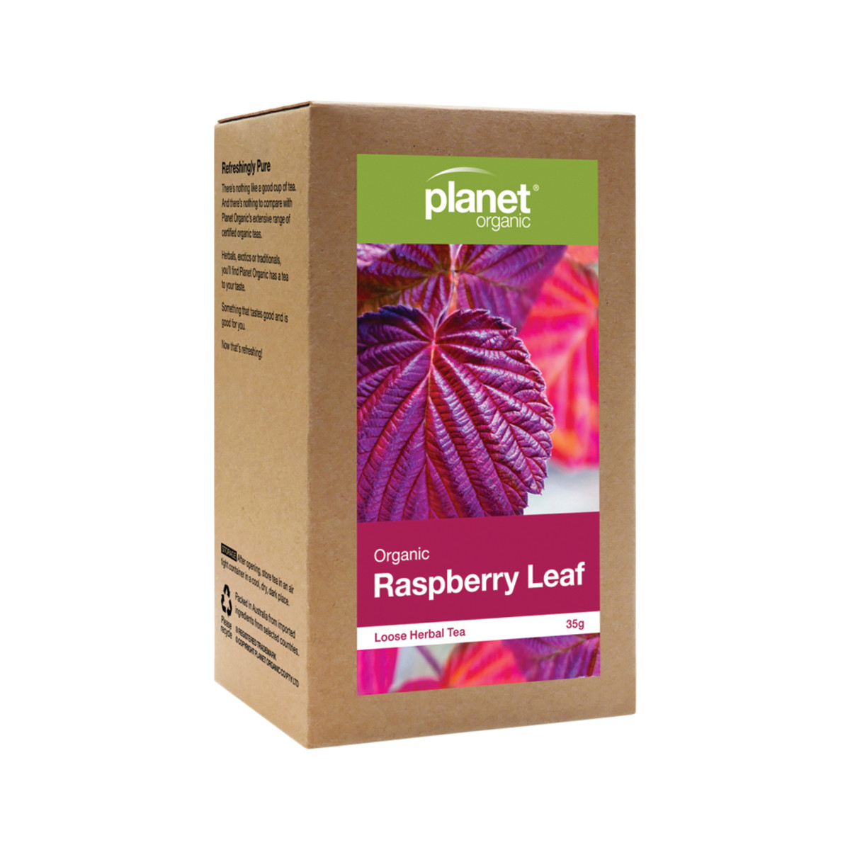 Planet Organic Organic Herbal Tea Raspberry Leaf Loose Leaf 35g